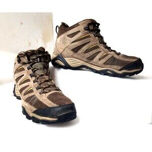 Columbia Men's Waterproof Omni Grap Brown Ankle Hiking Boots Size 10.5 EUR 43.5